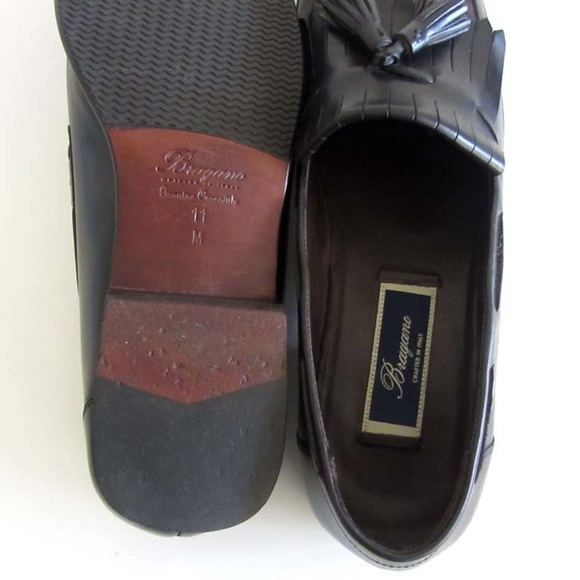 BRAGANO crocodile kiltie tassel loafers 11 M Italy main image 4